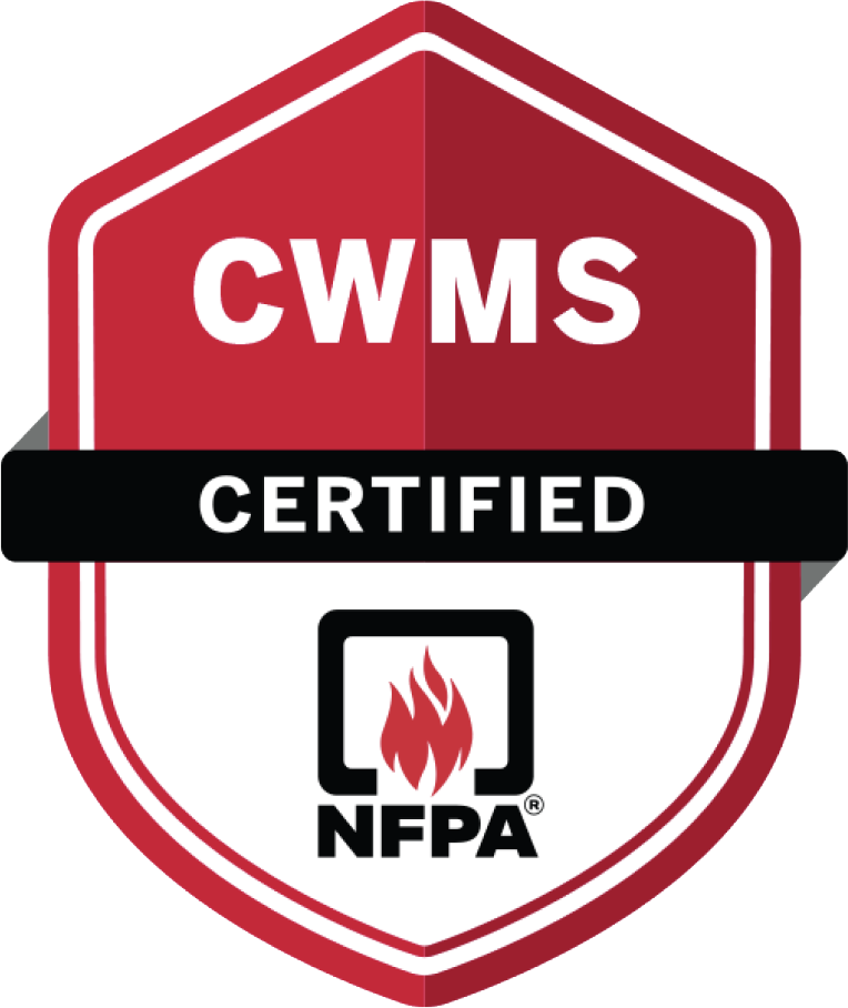 NFPA Certified Wildfire Mitigation Specialists shield